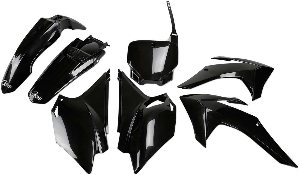 UFO Replacement Body Kit - Black - Honda - CRF '06-'19 HOKIT118-001