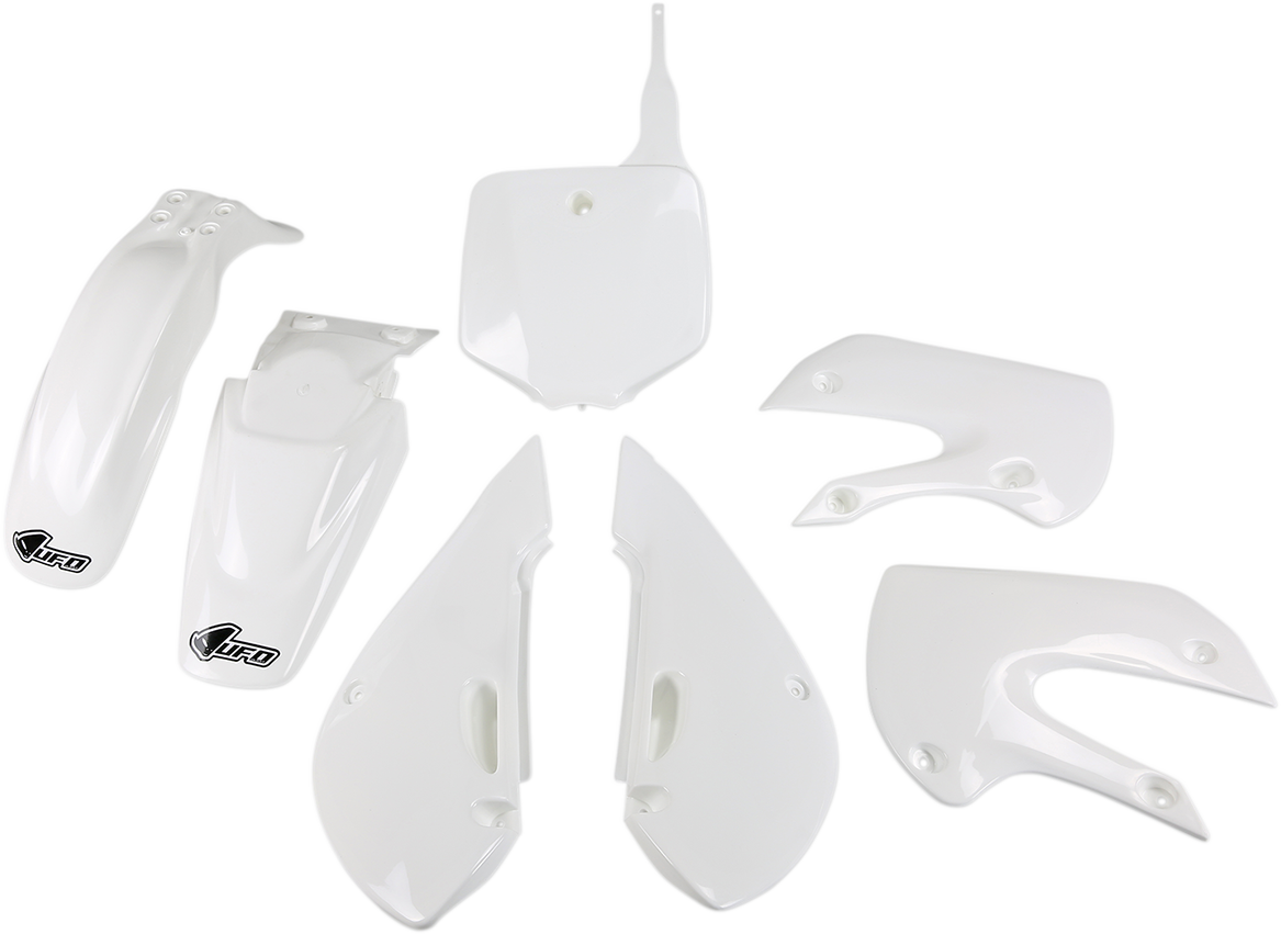 UFO Replacement Body Kit - White - Kawasaki - KLX '02-'09 KA37002-047
