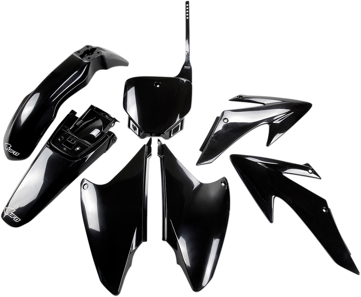 UFO Replacement Body Kit - Black - Honda - CRF '08-'14 HOKIT117-001