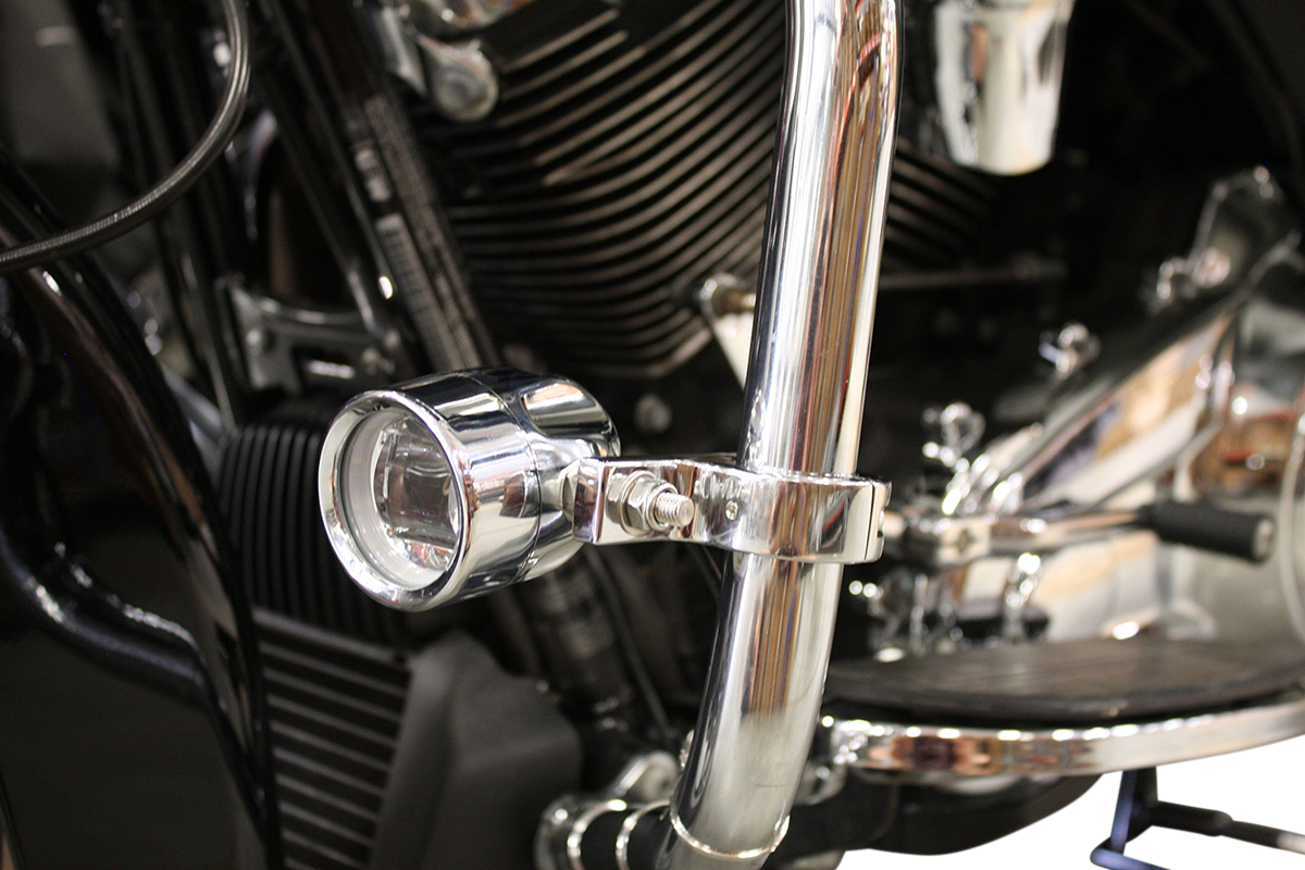 CUSTOM DYNAMICS Fog Light - Chrome - Clear Lens PB-FOG-HD-C