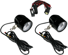 CUSTOM DYNAMICS Fog Light - Black - Clear Lens PB-FOG-SS8-B