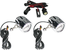 CUSTOM DYNAMICS Fog Light - Chrome - Clear Lens - Universal PB-FOG-UNV-C