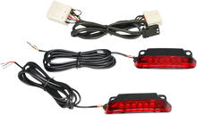 CUSTOM DYNAMICS Luggage Rack Light Bar - Red CD-LR-09-R