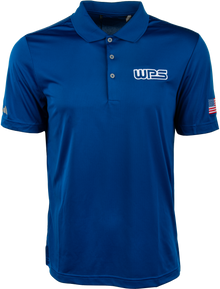 Wps Am Flag Polo Royal Blue/White Md
