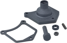 DRAG SPECIALTIES End Cover - Solenoid/Starter Button - Black Wrinkle 79-4002