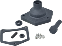 DRAG SPECIALTIES End Cover - Solenoid/Starter Button - Black Wrinkle 79-4005