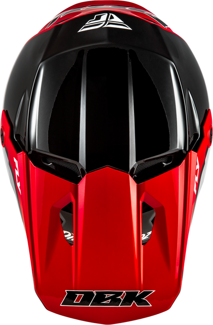 Kinetic Dbk Helmet Black/Red/Grey Md