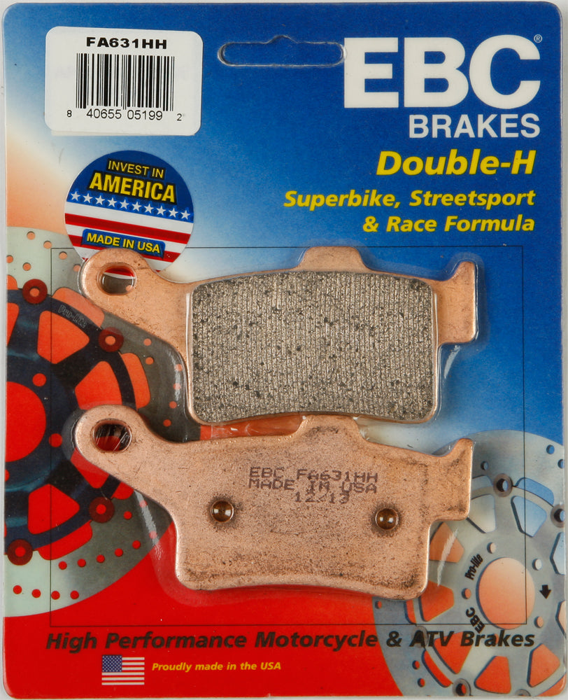 Brake Pads Fa631hh Double H Sintered