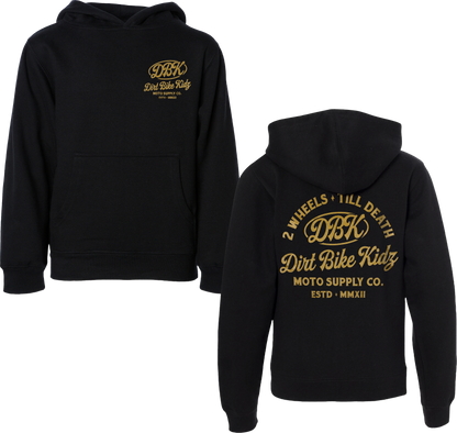 Gold Nugget Youth Hoodie Black Yx