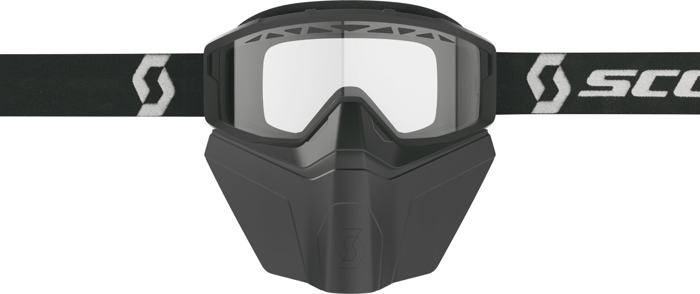 Primal Safari Facemask Goggle Black/White Clear Lens