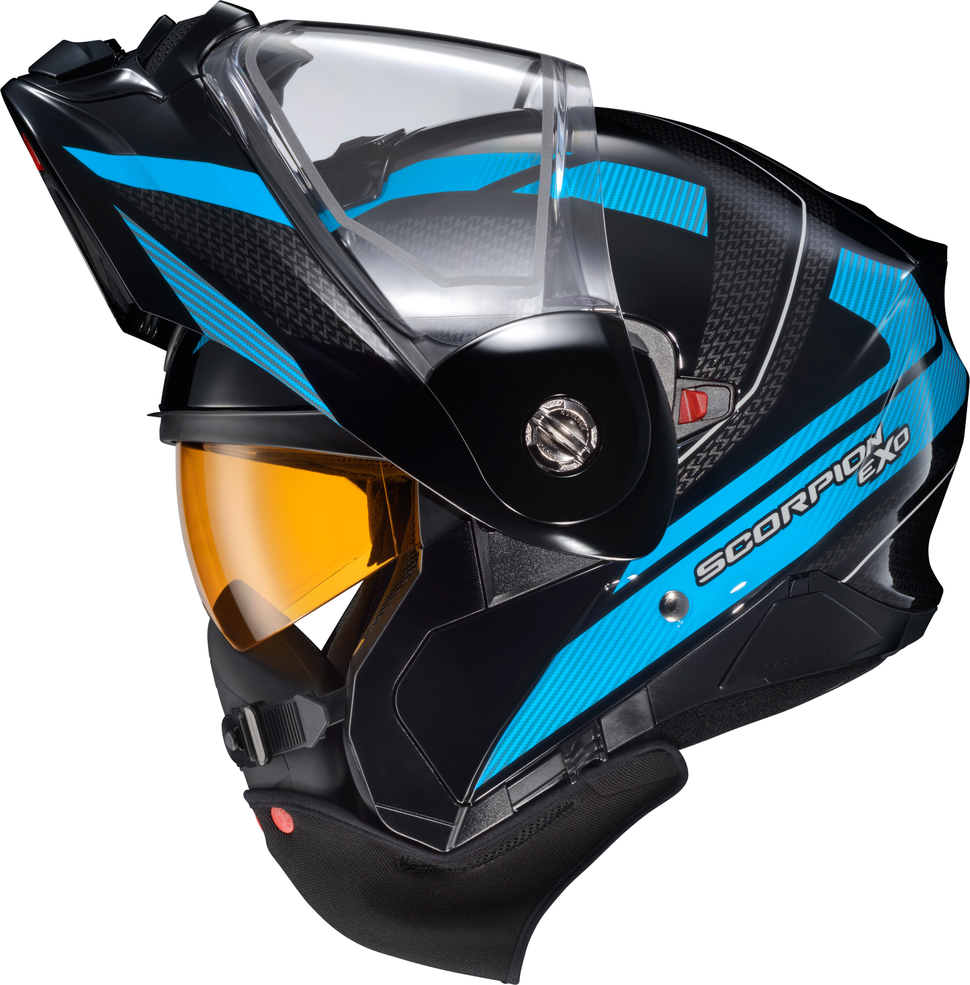 Exo At960 Cold Weather Helmet Hicks Light Blue Md (Electric)