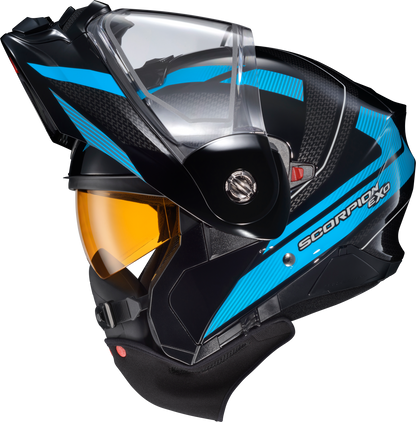 Exo At960 Cold Weather Helmet Hicks Light Blue Lg (Electric)