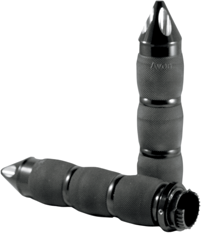 AVON GRIPS Spike Air Cushioned Grips - Touring - Black MT-AIR-90-AN-SP