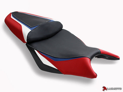 LUIMOTO TRI-COLOUR Rider Seat Cover for the CBR300R & CB300F (15+)