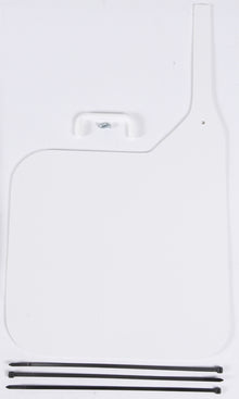 Universal Front Number Plate (White)