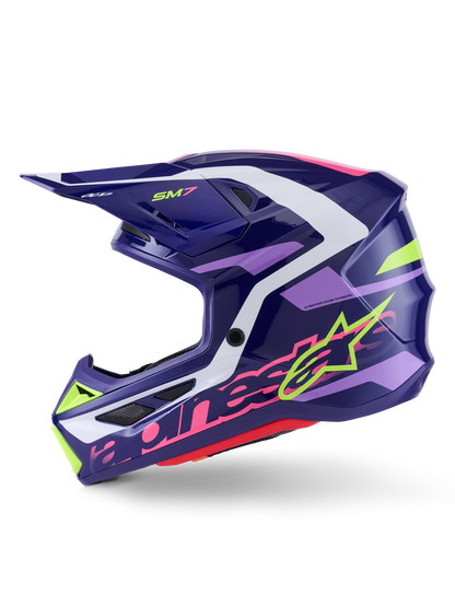 Sm7 Deed Helmet Purp/Pnk Glossy Xs