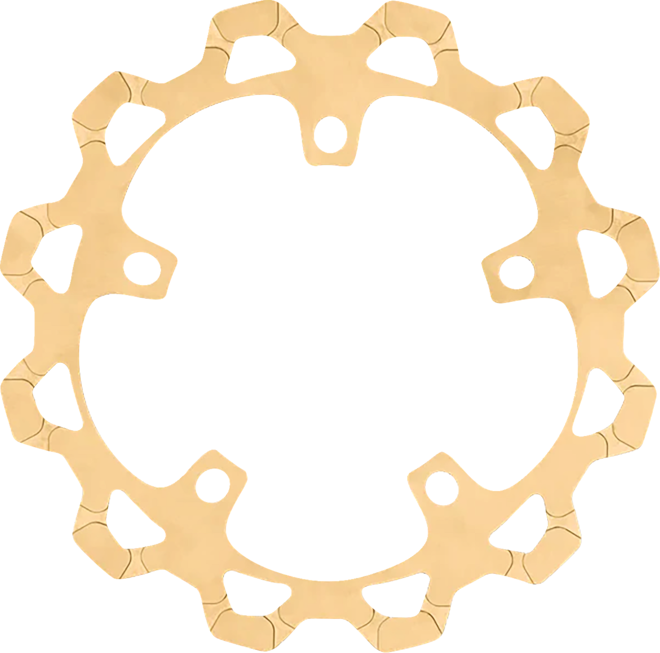 LYNDALL RACING BRAKES LLC Brake Rotor - 320 mm - Front - Gold 6-632