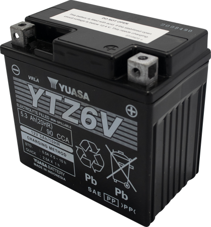 YUASA Battery - YTZ6V YUAM726ZS