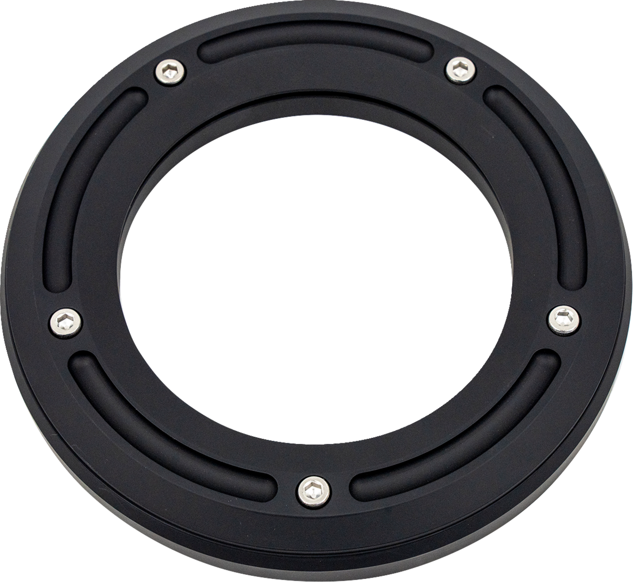 TRASK Assault Derby Cover with Window - Matte Black - Big Twin TM-0040MBK