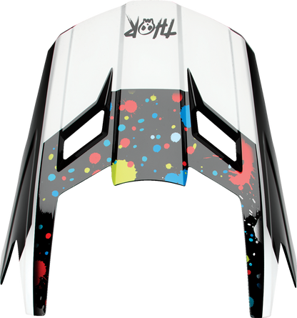 THOR Youth Fleet Visor Kit - Splat - Black 0132-1868