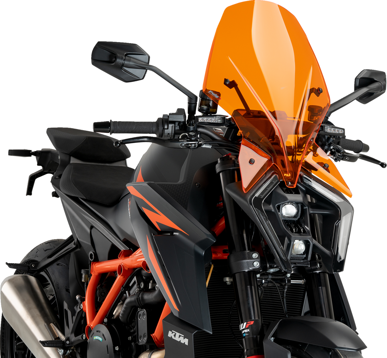 PUIG HI-TECH PARTS New Generation Windscreen - Orange - 1390 Super Duke 21907T