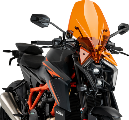 PUIG HI-TECH PARTS New Generation Windscreen - Orange - 1390 Super Duke 21907T
