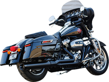 S&S CYCLE 2-into-1 Sidewinder Exhaust System - 50-State - Black - M8 Touring 550-0759
