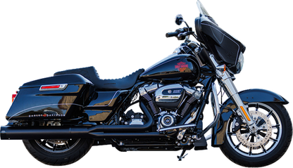 S&S CYCLE 2-into-1 Sidewinder Exhaust System - 50-State - Black - M8 Touring 550-0759