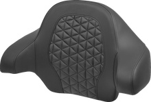 SADDLEMEN Tour-Pak® Backrest Pad - Tri-Gripper - FLH/FLT '14-'24 814-07-15600