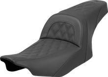 SADDLEMEN Slim Seat - Lattice Stitch - FLT/FLH '23-'24 823-07-162