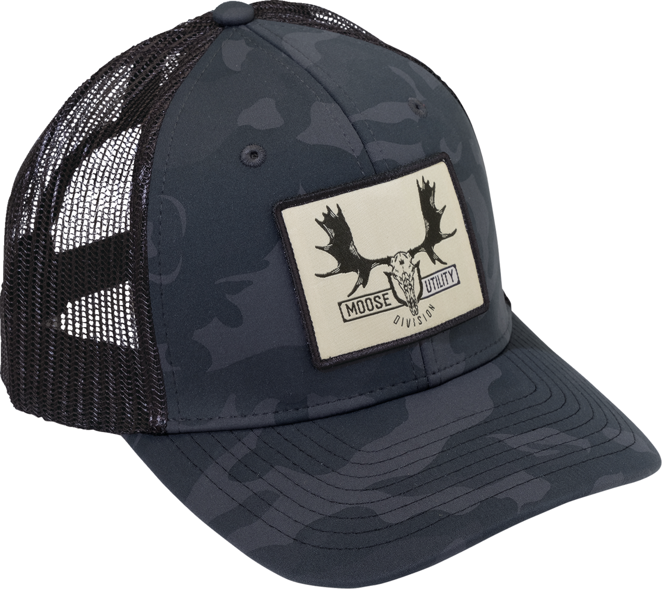 MOOSE OFFROAD MUD Euro Hat - Black Camo C2402771