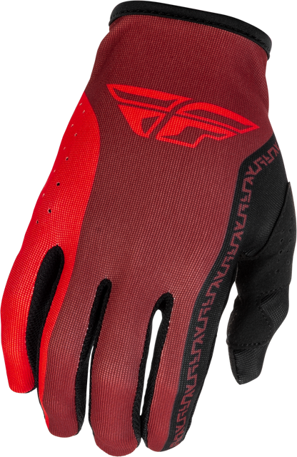 Youth Lite Gloves Black/Red Yl