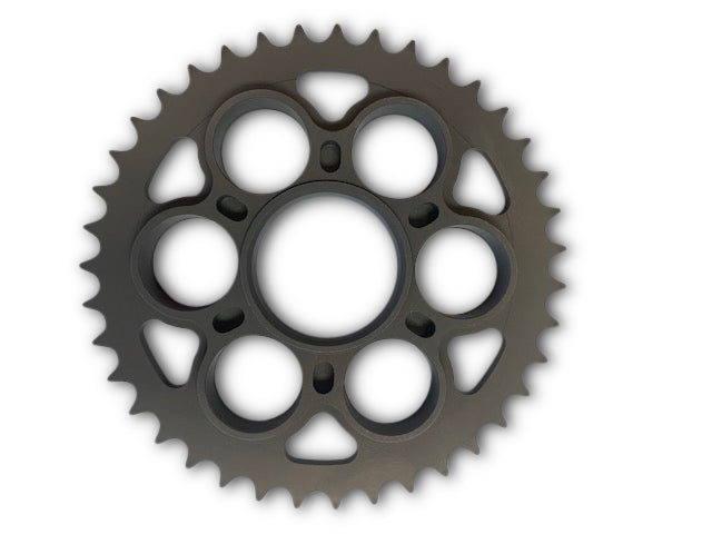 Superlite AFAM Workslite One Piece Hard Anodized Alloy Rear Sprocket for the Ducati Diavel, 1198/1098, MTS1200/1260, and SF 1098
