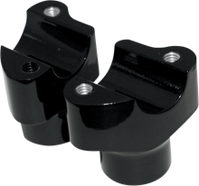 DRAG SPECIALTIES Buffalo Billet Aluminum Handlebar Risers - 1-1/2" - Black 0602-0350