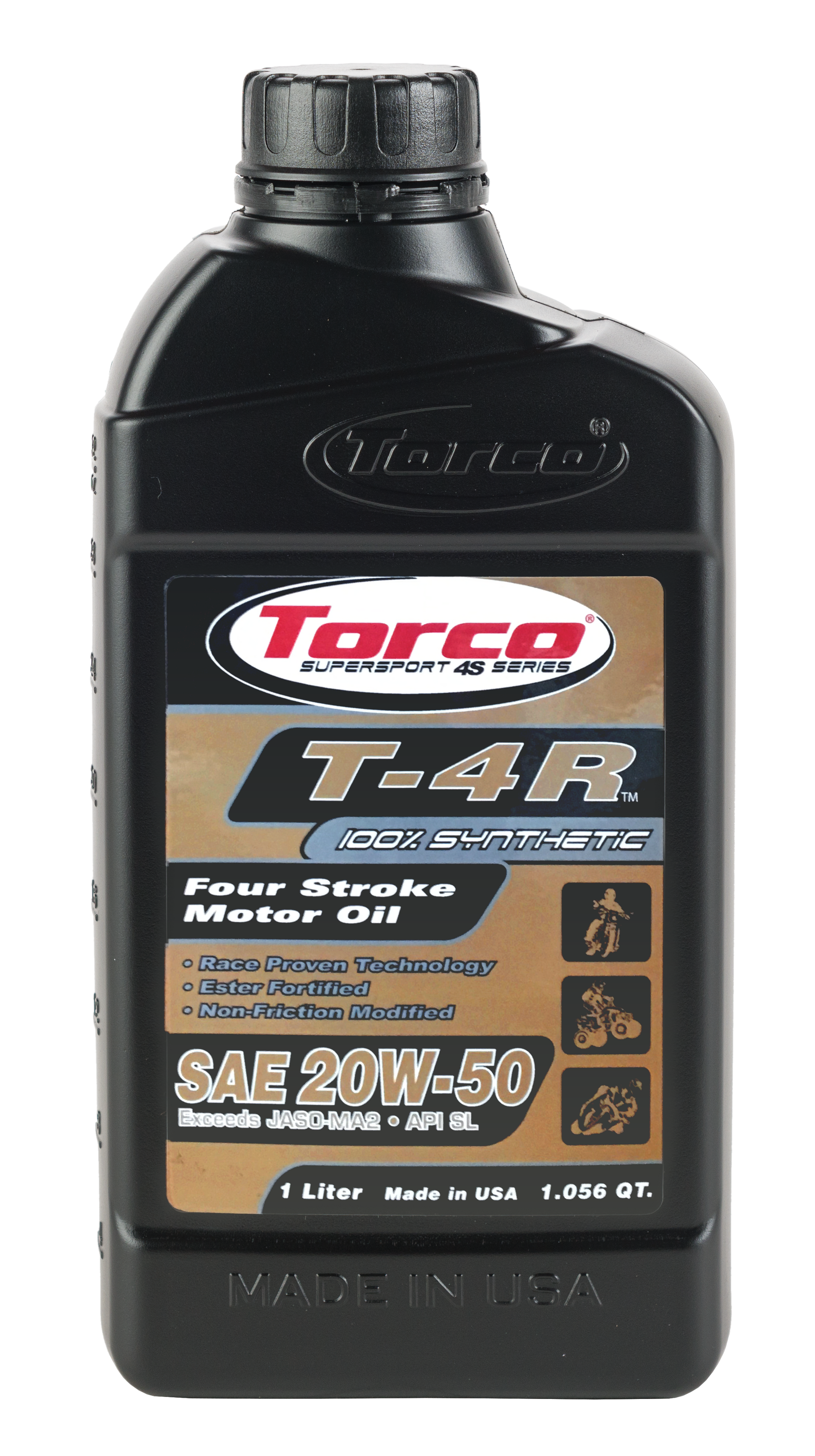 T 4r Synthetic Blend Motor Oil 4t 20w50 1l
