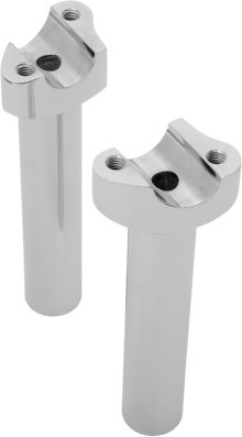 DRAG SPECIALTIES Forged Aluminum Handlebar Risers - Straight - 6-1/2" - Chrome 241004