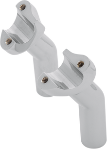 DRAG SPECIALTIES Forged Aluminum Handlebar Risers - Pullback - 4-1/2" - Chrome 241601