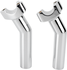 DRAG SPECIALTIES Forged Aluminum Handlebar Risers - Pullback - 5-1/2" - Chrome 241602
