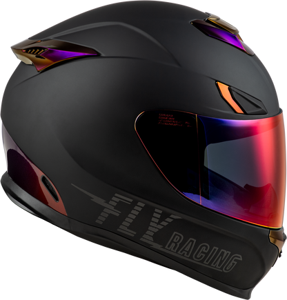 Sentinel Recon Helmet Matte Black/Purple Chrome Md