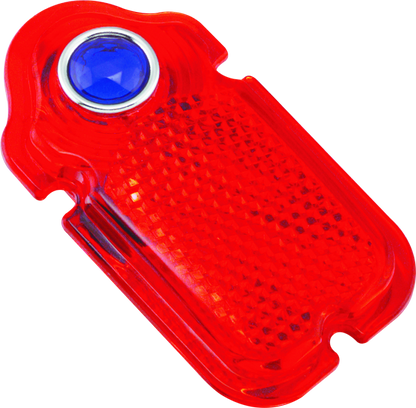 Bikers Choice Blue Dot Taillight Lens 47-54 Tombstone Replaces H-D 68090-47
