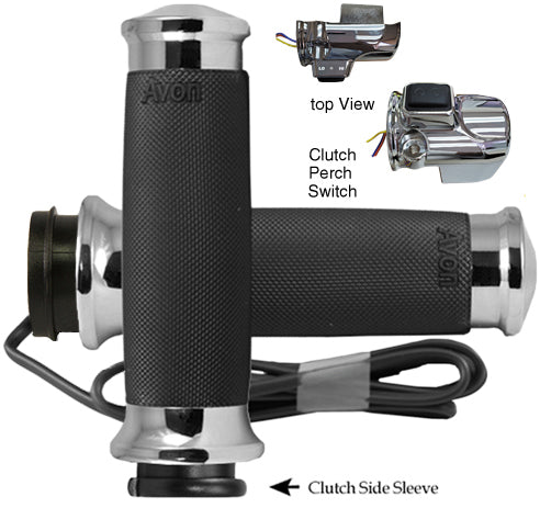 Custom Contour Fbw Heated Grips 15 Up Fltr Chrome