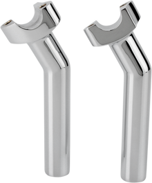 DRAG SPECIALTIES Forged Aluminum Handlebar Risers - Pullback - 6-1/2" - Chrome 241603