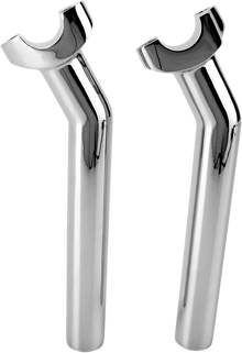 DRAG SPECIALTIES Forged Aluminum Handlebar Risers - Pullback - 8-1/2" - Chrome 241604