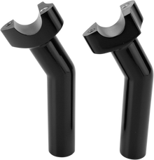 DRAG SPECIALTIES Forged Aluminum Handlebar Risers - Pullback - 5-1/2" - Black 241607
