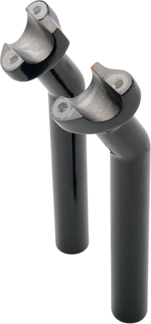 DRAG SPECIALTIES Forged Aluminum Handlebar Risers - Pullback - 8-1/2" - Black 241609