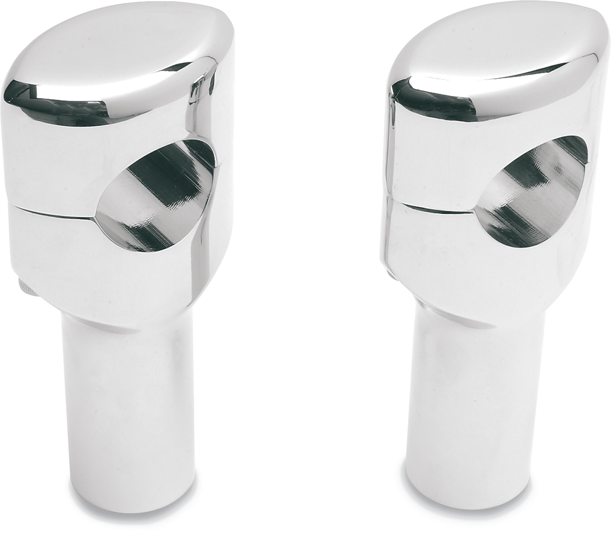 DRAG SPECIALTIES Big Buffalo Handlebar Risers - 4" - Chrome 0602-0468