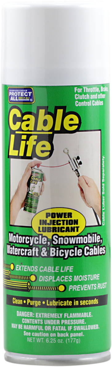 PROTECT ALL Cable Life Lubricant - 6.25 oz. net wt. - Aerosol 25006
