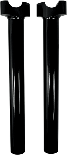 DRAG SPECIALTIES Buffalo Billet Aluminum Handlebar Risers - 12" - Black 0602-0519