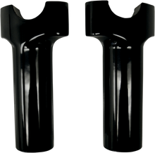DRAG SPECIALTIES Buffalo Billet Aluminum Handlebar Risers - 4" - Black 0602-0520