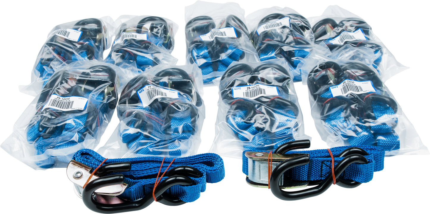 1" Tie Down Blue 10/Pairs